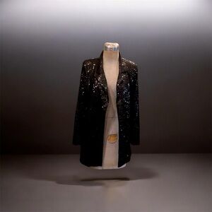 Black Sequin Women's Jacket